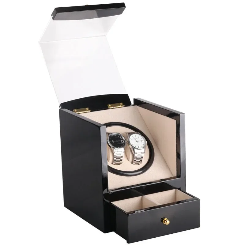 Movement Silent Watch Winder Box Automatic Rotating Winder Watch Boxes Mechanical Watches Organizer Display Accessories for Men