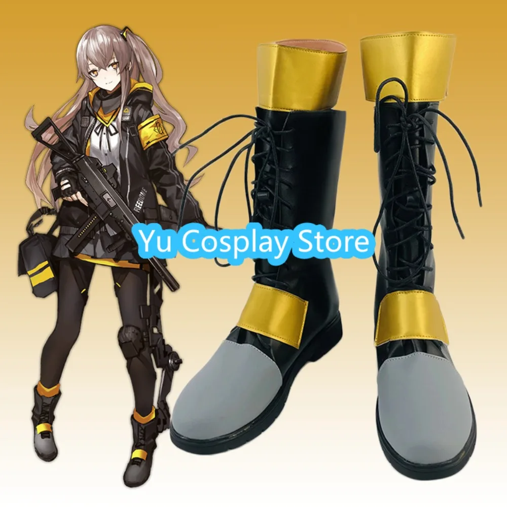 

Yu Косплей Магазин для девочек Frontline UMP45 Обувь для косплея Аниме Обувь для косплея Сапоги Костюмы на Хэллоуин Реквизит