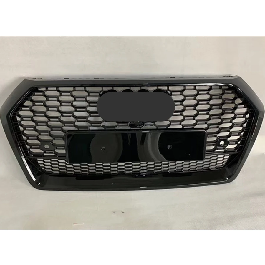 

Front Bumper Grille Front Bumper Grill Center Grille Gloss Black For Audi Q5 2018 - 2019 (Refit For RSQ5 Style) Car Accessories