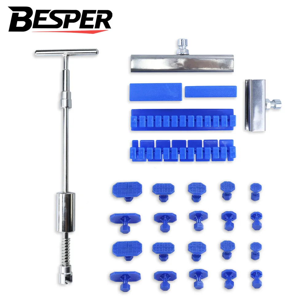 Car Dent Puller Repair T Dent Tool Auto Body Paintless Body Part Mechanical Sheet Metal Slide Removal