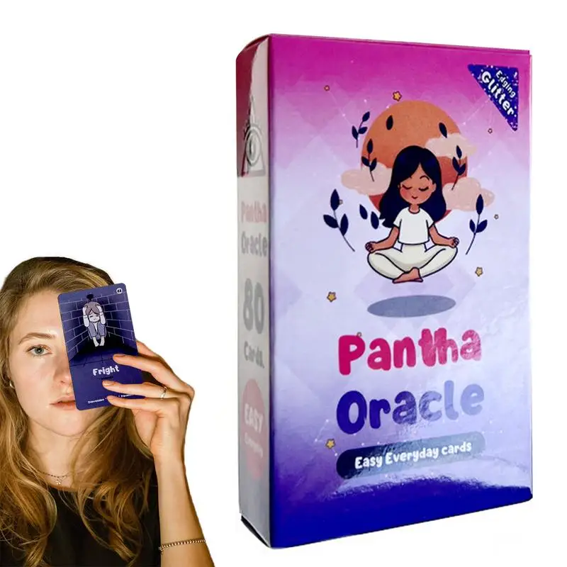 

Pantha Oracle Mysterious Divination Tarot Oracle Card Little Girl Tarot Cards Decks Board Game English Tarot Card Deck Women