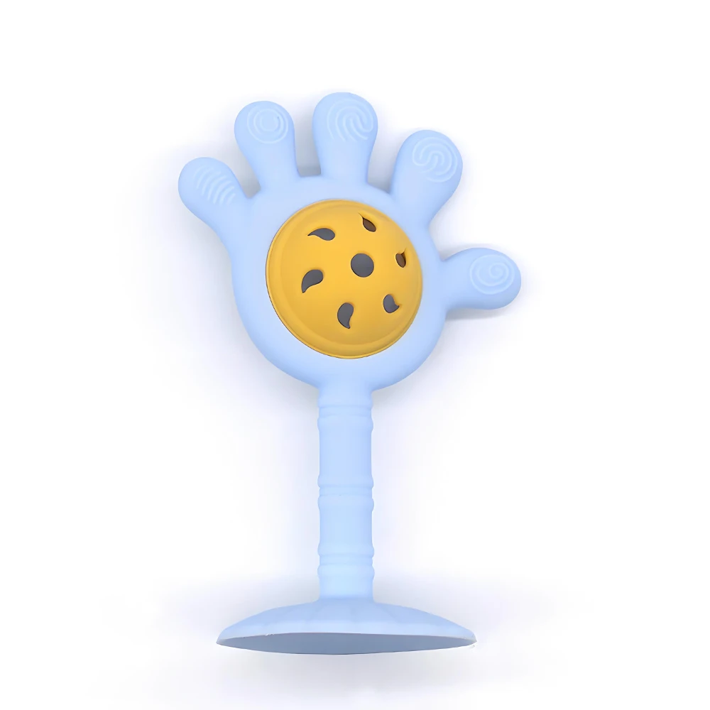 아기용 몬테소리 딸랑이 이빨 장난감, 다채로운 지능 조기 교육 집중 훈련 도구 장난감