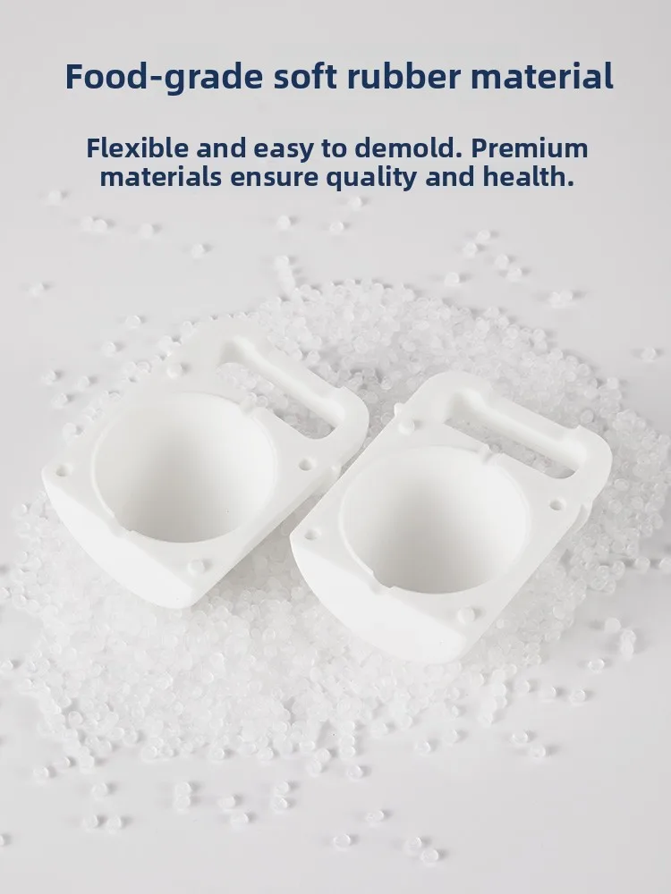 Molde para Hielo Transparente Ryba para H Bolas de Hielo para Whi, Bandeja para Hielo Redonda sin Burbujas, Utensili...