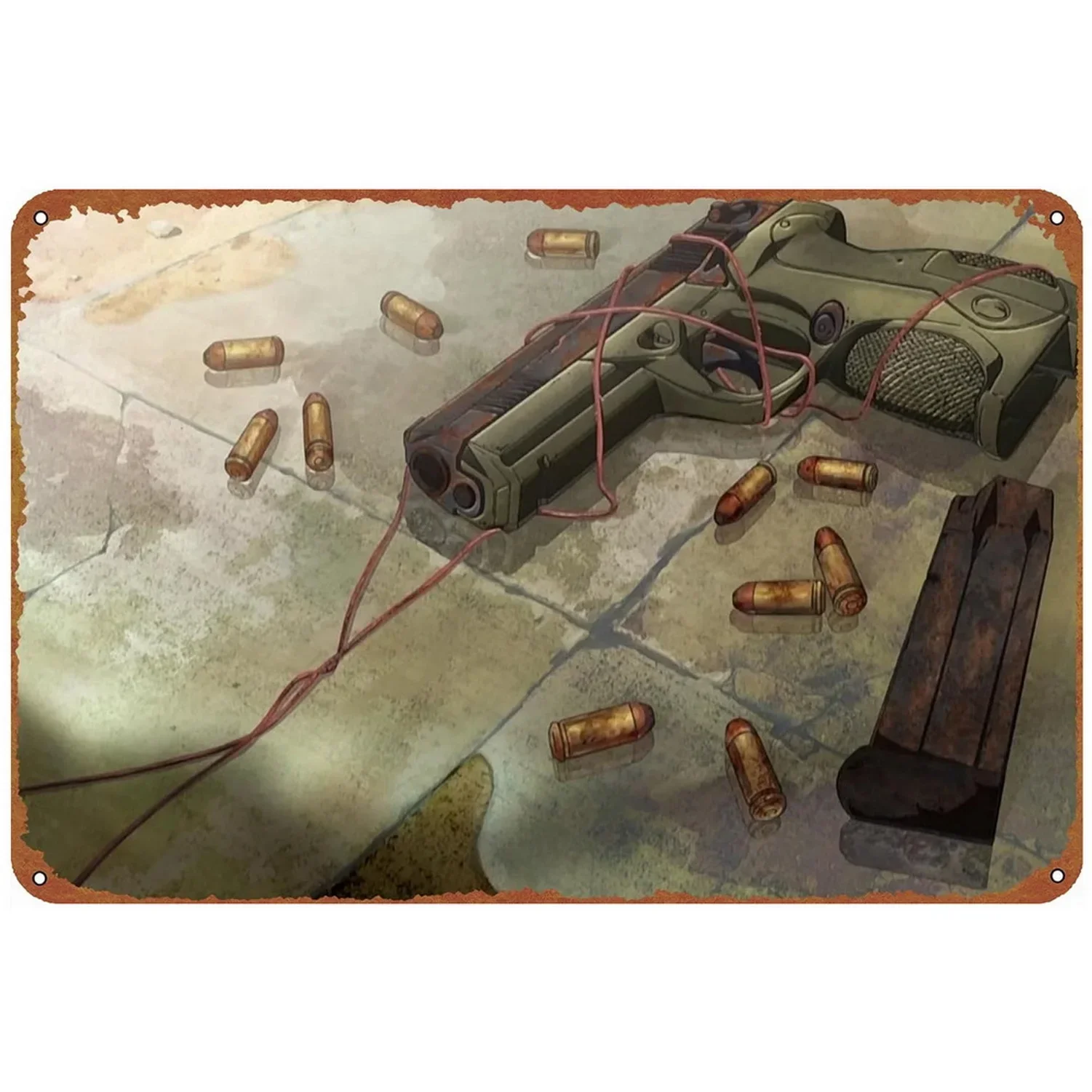 Vintage Pistole Mil…