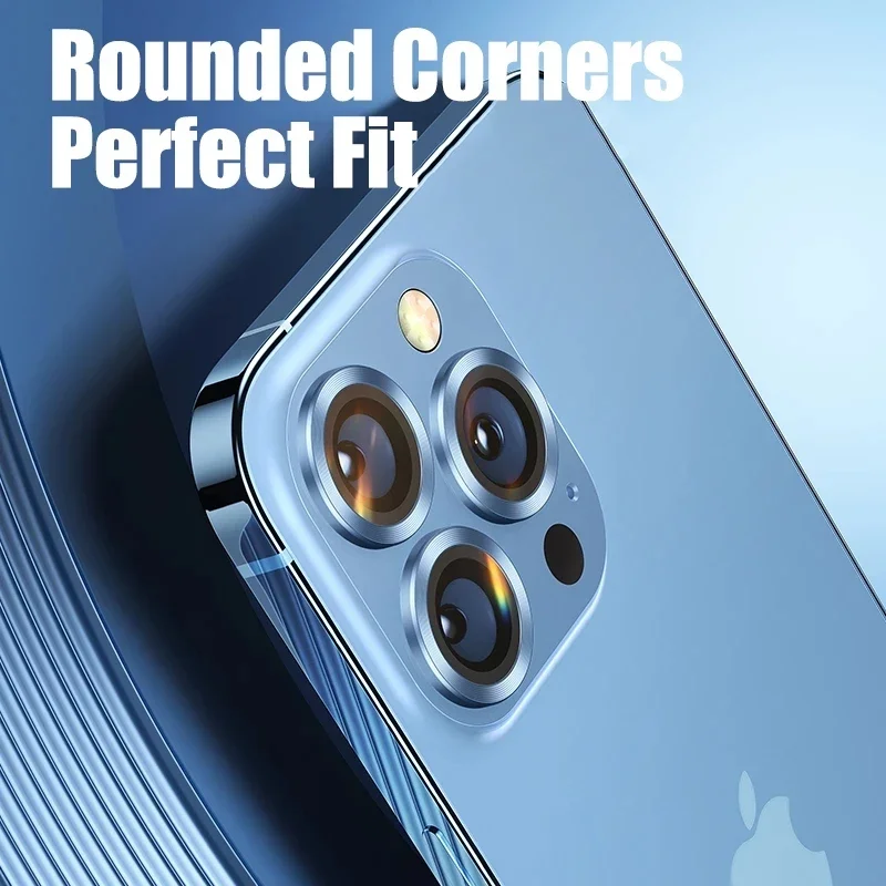 Металлическая Алмазная Защита объектива камеры для IPhone 16 Pro Max 16Plus 15, светящаяся Защитная линза, стекло для iPhone 14 PRO MAX 13 Pro