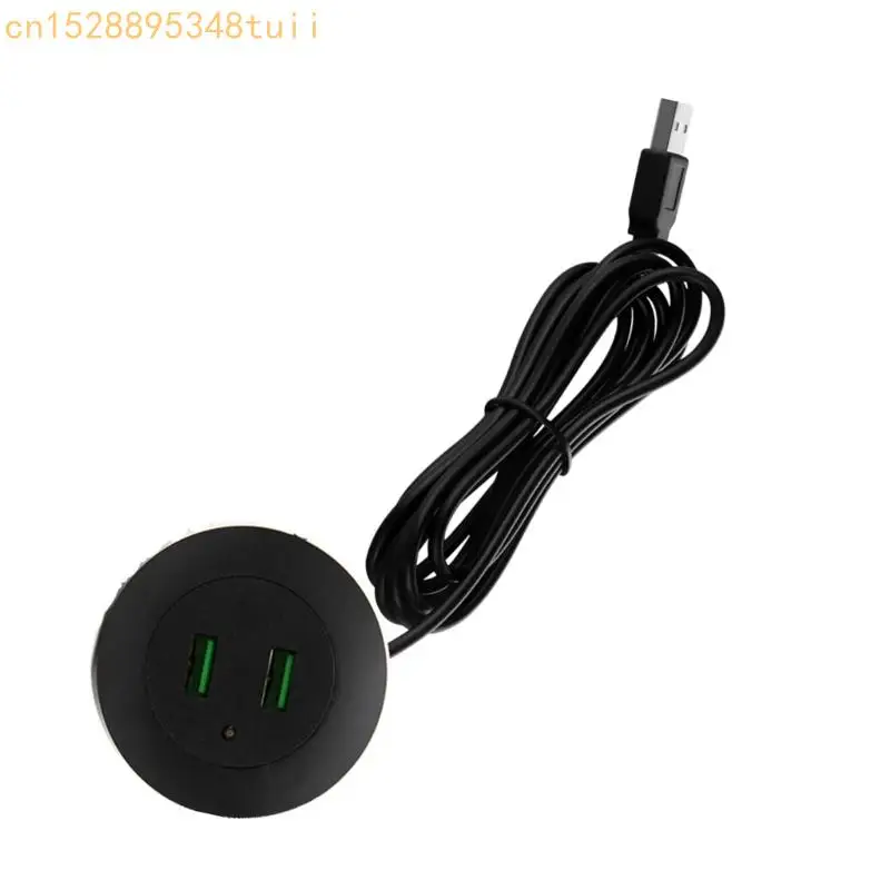 Y4QF wielokrotne portowe menedżer kablowych do otworów USB wbudowany do sofy na pulpicie