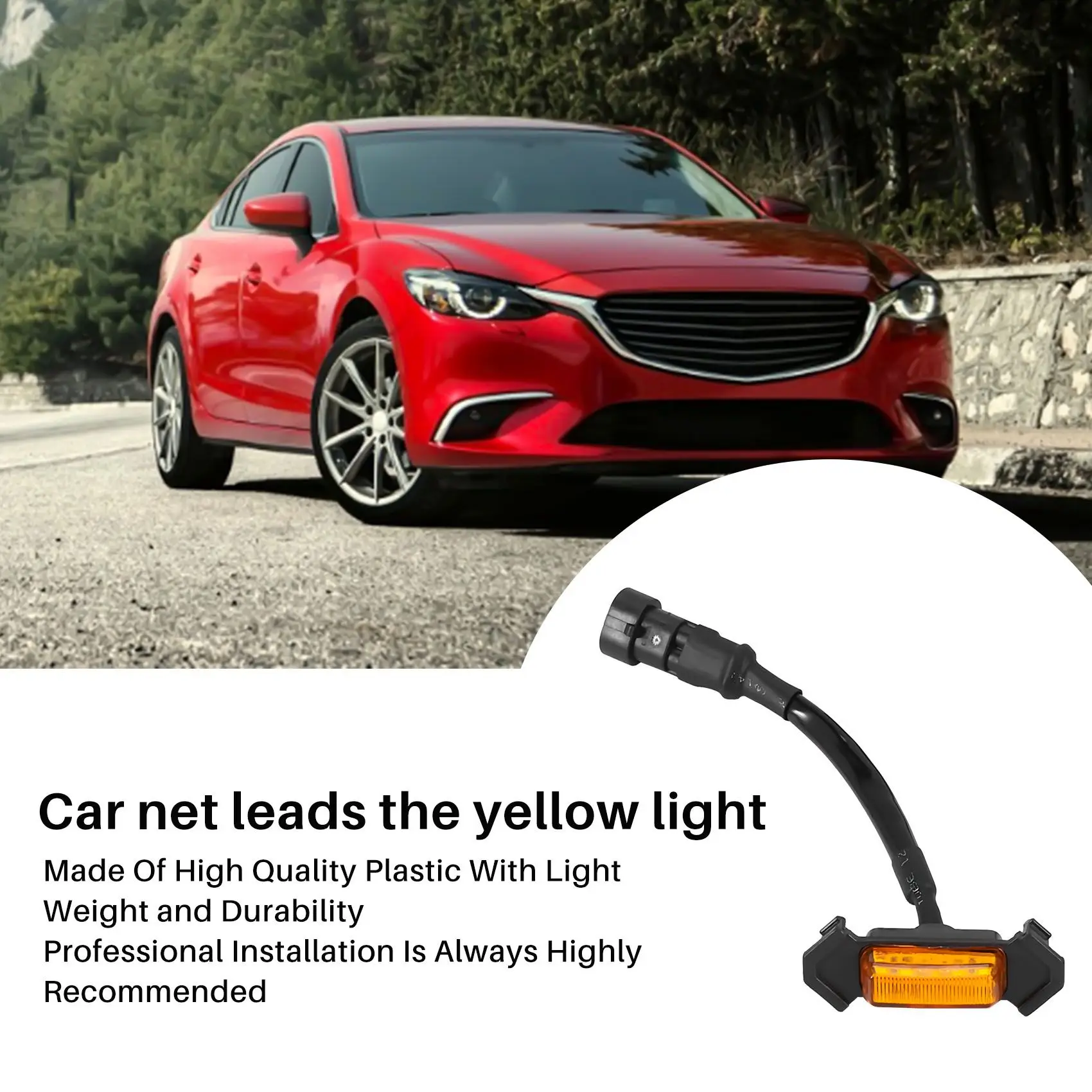 طقم مصابيح ليد العنبر الشبك لتويوتا تاكوما ، مجموعة من 4 ، من من من من من ، من من من من من من