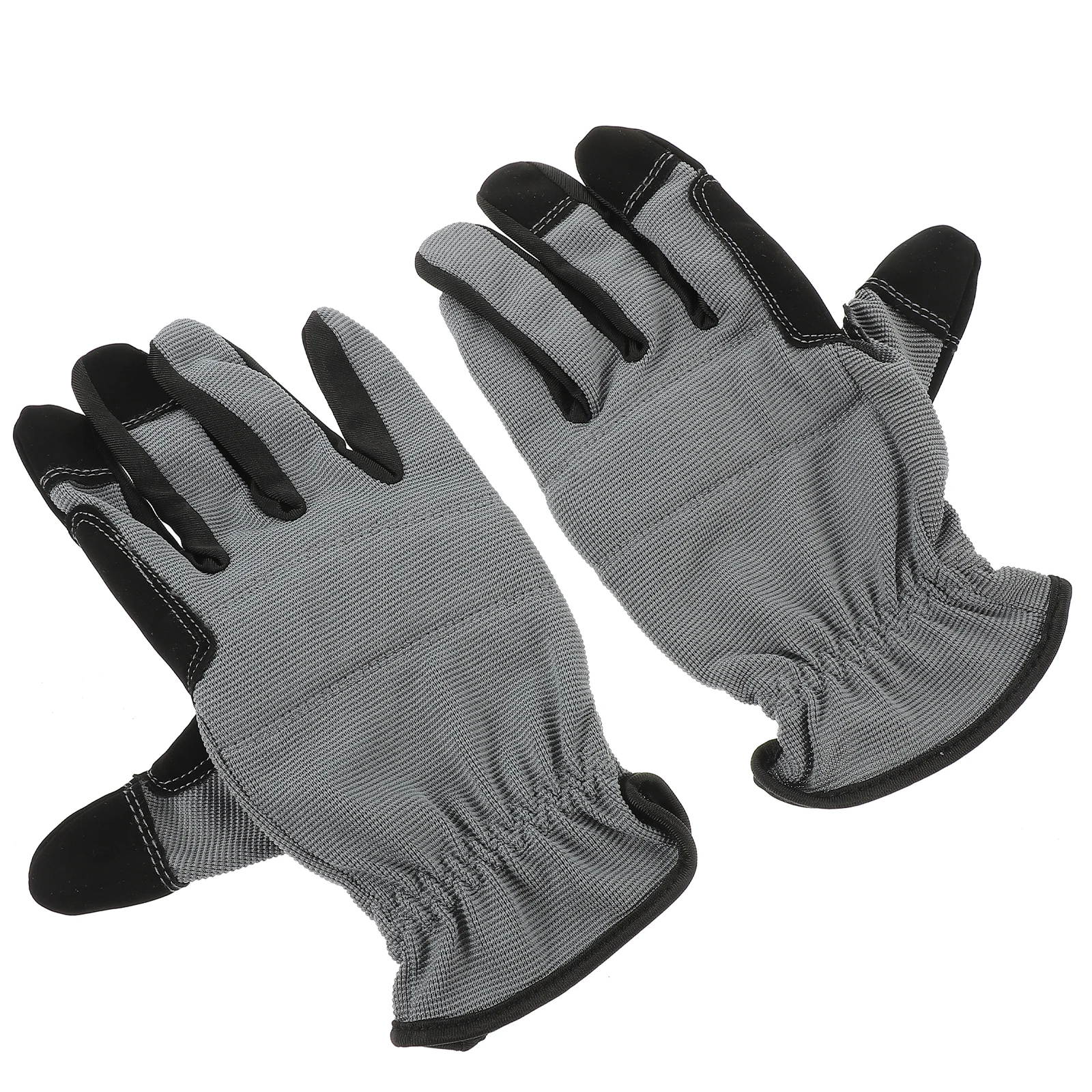 

Safety Breathable Work Gloves Greenhouse Tool Microfiber Outdoor Garden XL Gray Multipurpose Gardening Gloves NonSlip