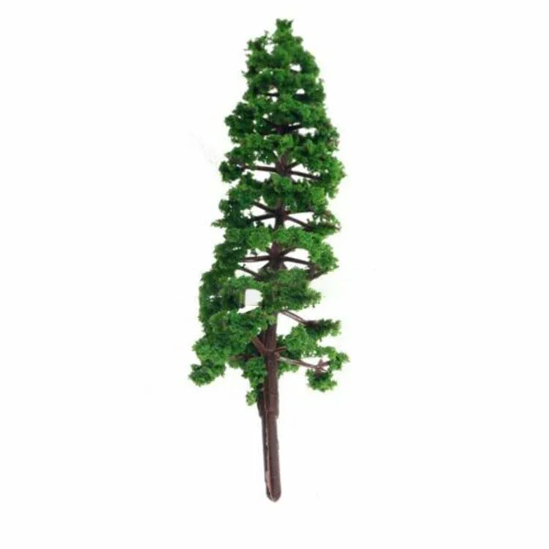 10Pcs 9cm Model Trees Micro Landscape Decor Scale Architectural Model Train Layout Tree Building DIY Ature Toys Decor