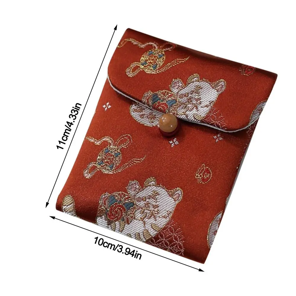 المطرزة الديباج مجوهرات حقيبة التخزين القطن لوحة صحية صغيرة الحقيبة متعددة الوظائف هدية حقيبة ملابس