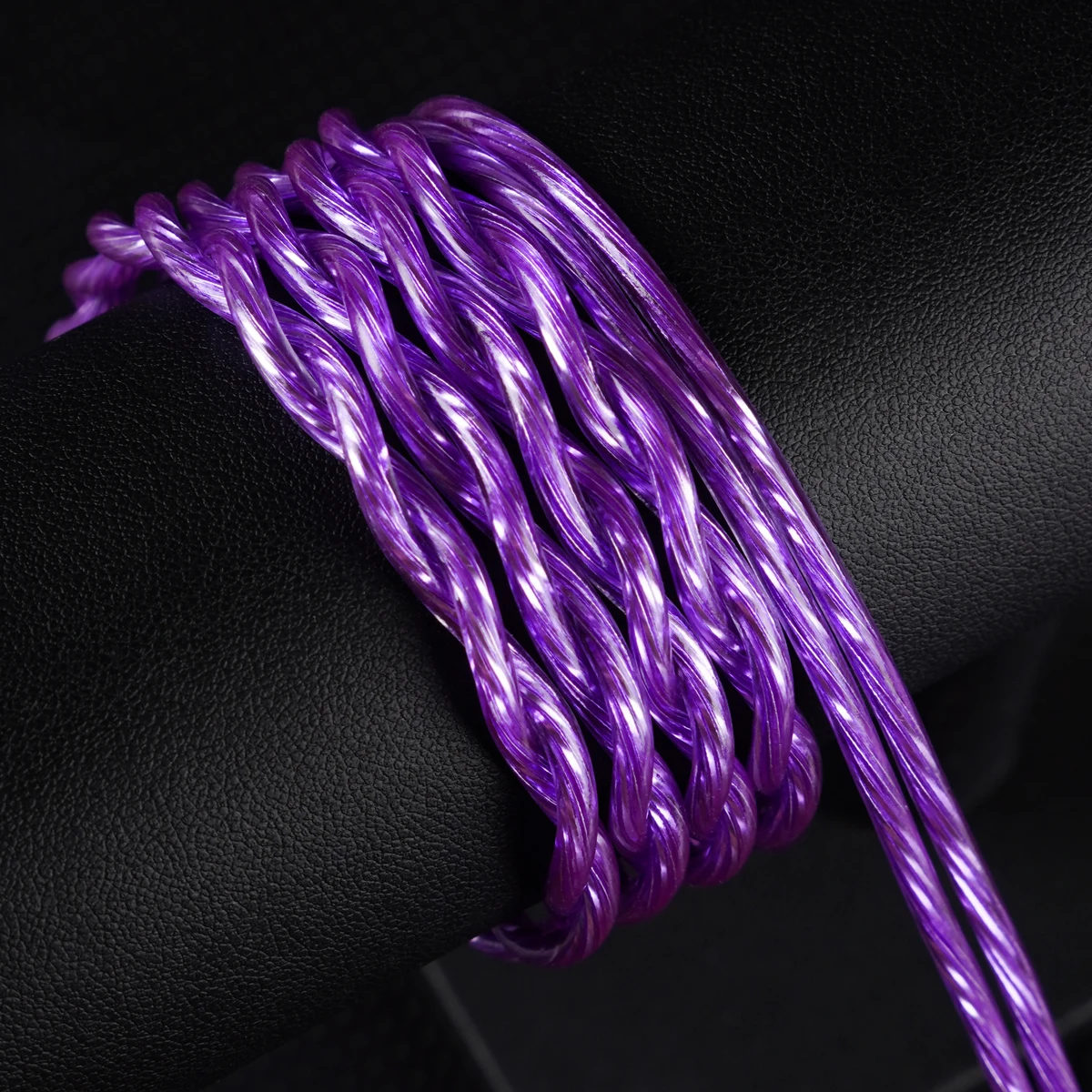 NiceHCK PurpleMoon Earphone Cable 7N Flat Silver Plated OCC Upgrade Wire MMCX/0.78 2Pin for DARK SABER Volür PINK LADY S12 Pro