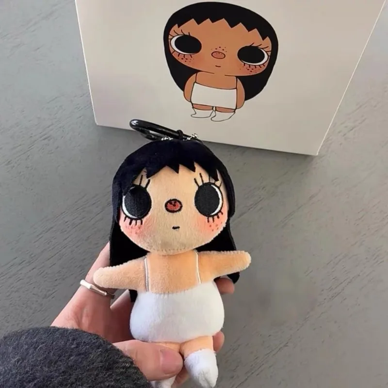 Kawaii Cute Comic Villain Xiaoyu Plush Doll Pendant Cute Art Exhibition Peripheral High-Value Backpack Pendant Girl BirthdayGift