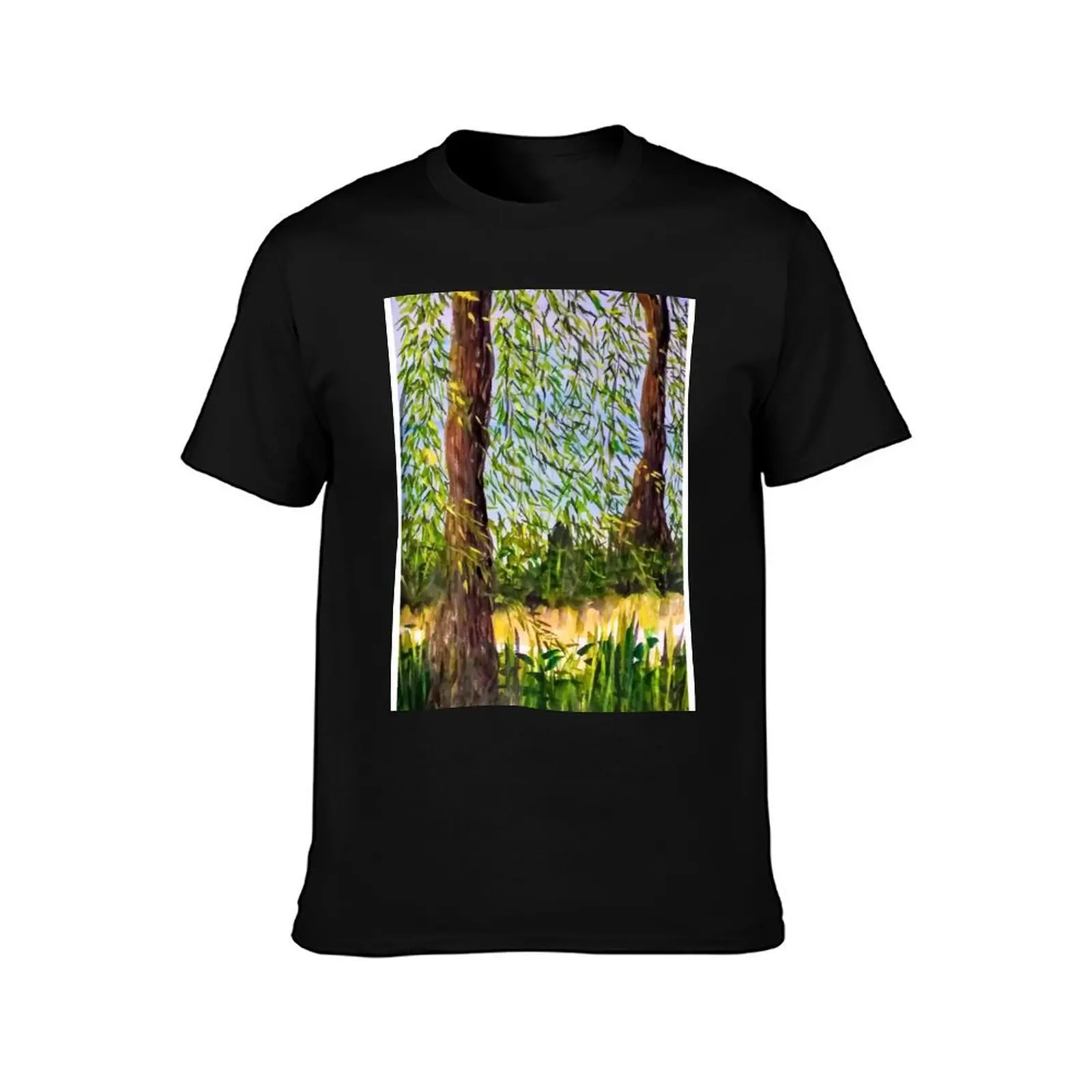 willow walk T-Shirt Vintage Style Printed Top T-Shirt