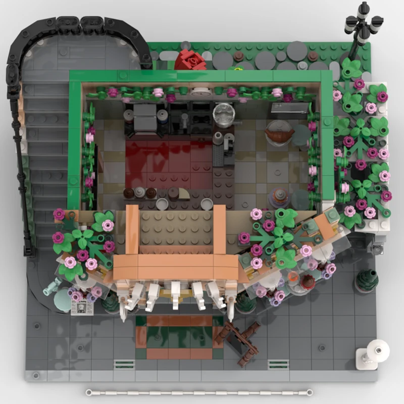 2720 PCS 모듈식 건축 카페 V2 - 세트 10362 MOC의 개조, 맞춤형 모듈식 블록 DIY 소년 축제 장난감 선물