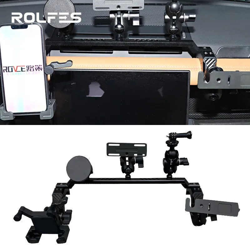 

Suitable for Modification of 20-25 Land Rover Defender aluminum-magnesium alloy multi-functional off-road vehicle mobile phone r