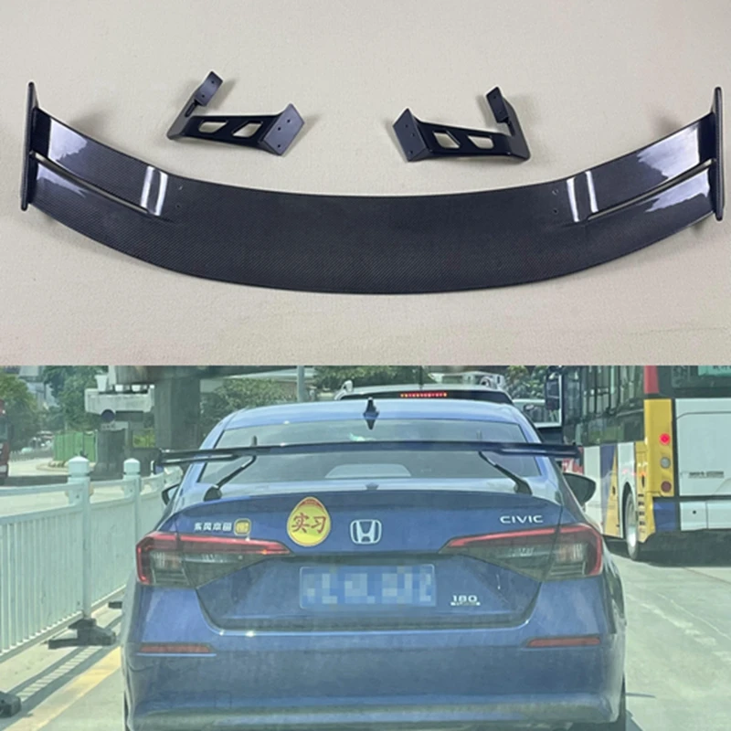 

For Honda Civic 11th Generation 2021 2022 Carbon fiber / FRP Rear Spoiler Trunk wing