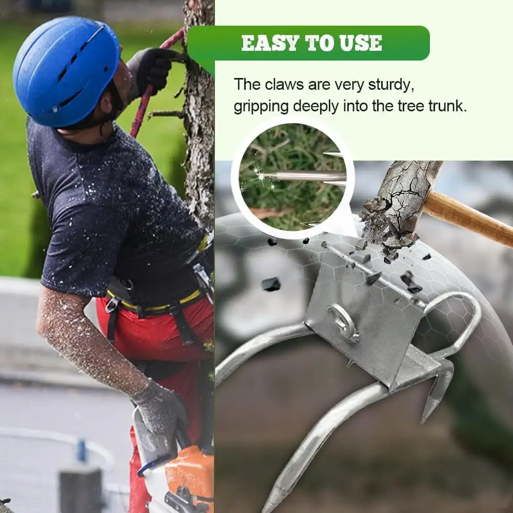 شجرة تسلق أداة القطب تسلق المسامير للصيد شجرة الصلب تسلق بسيط قطف المراقبة الفاكهة أداة الملحقات