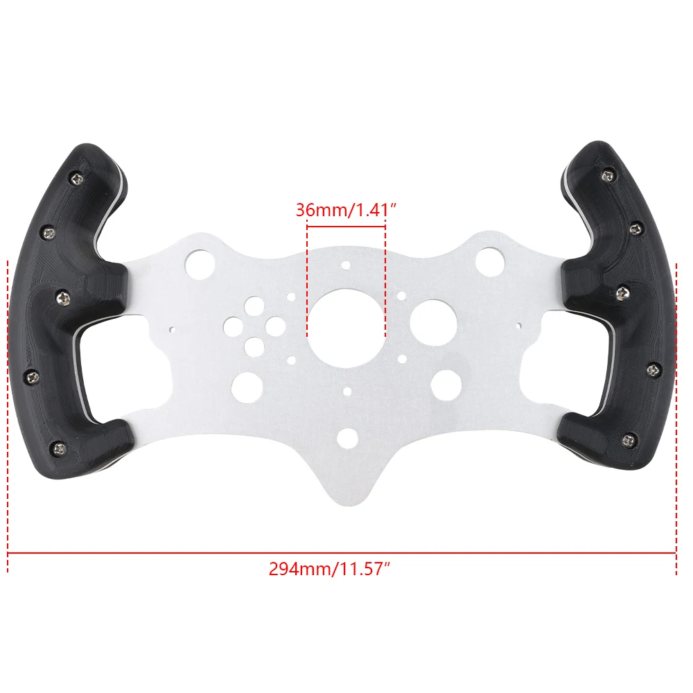 Aluminum Modified Steering Wheel Panel Racing Game Style for Thrustmaster T300