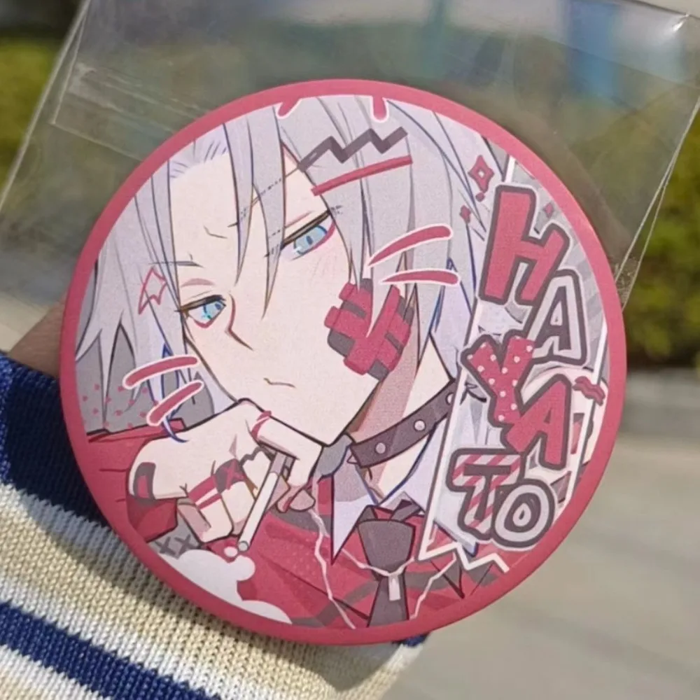 

Gokudera Hayato Badge HITMAN REBORN! Anime Peripherals Cute Originality Support Backpack Hangings Fashion Delicate Brooch Gifts