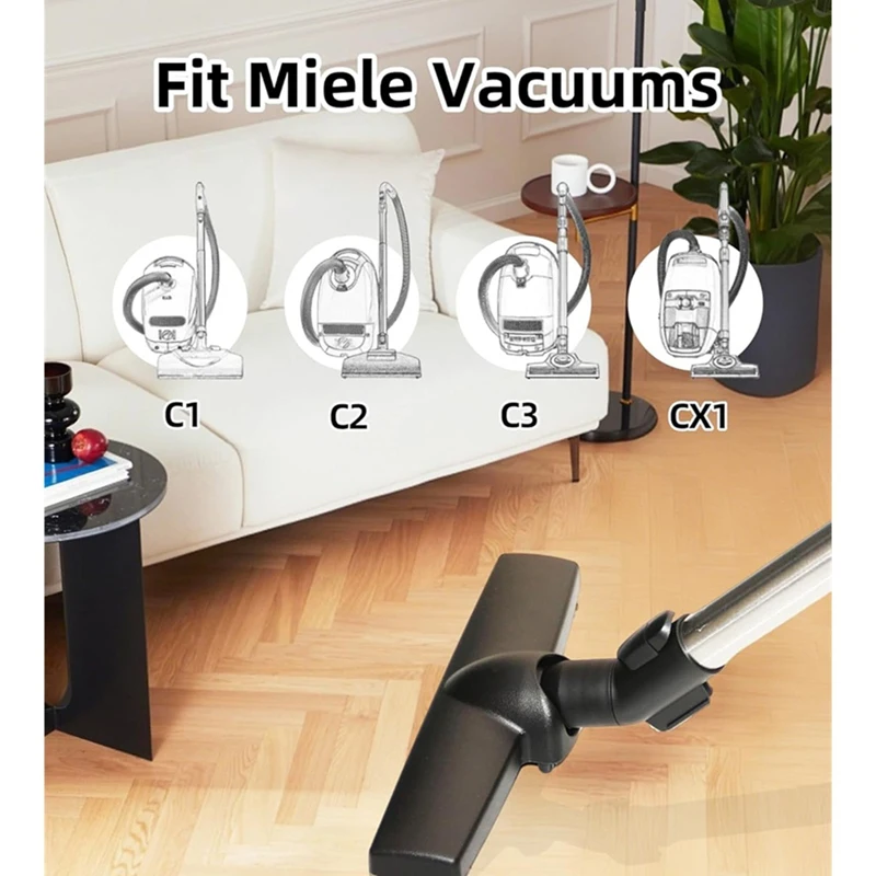 Насадка для пола из конского волоса для пылесосов, 12-дюймовая широкая щетка для пола из твердой древесины в качестве запасных частей для пылесоса-A68X