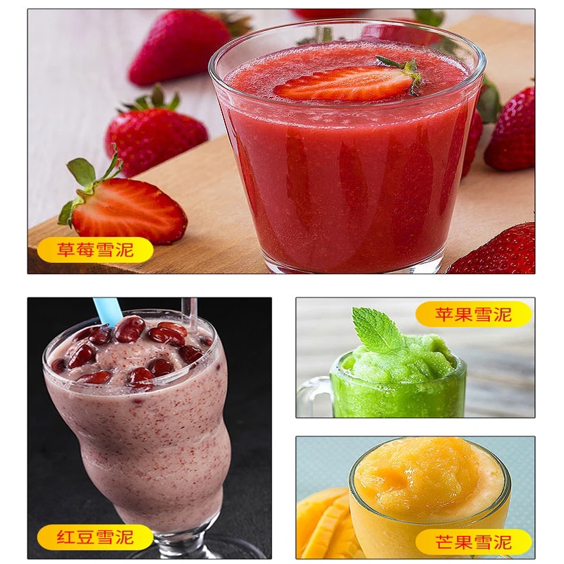 Commercial smoothie slushe slushie machine ice smoothie frozen drink making slushy maker margarita slush machine