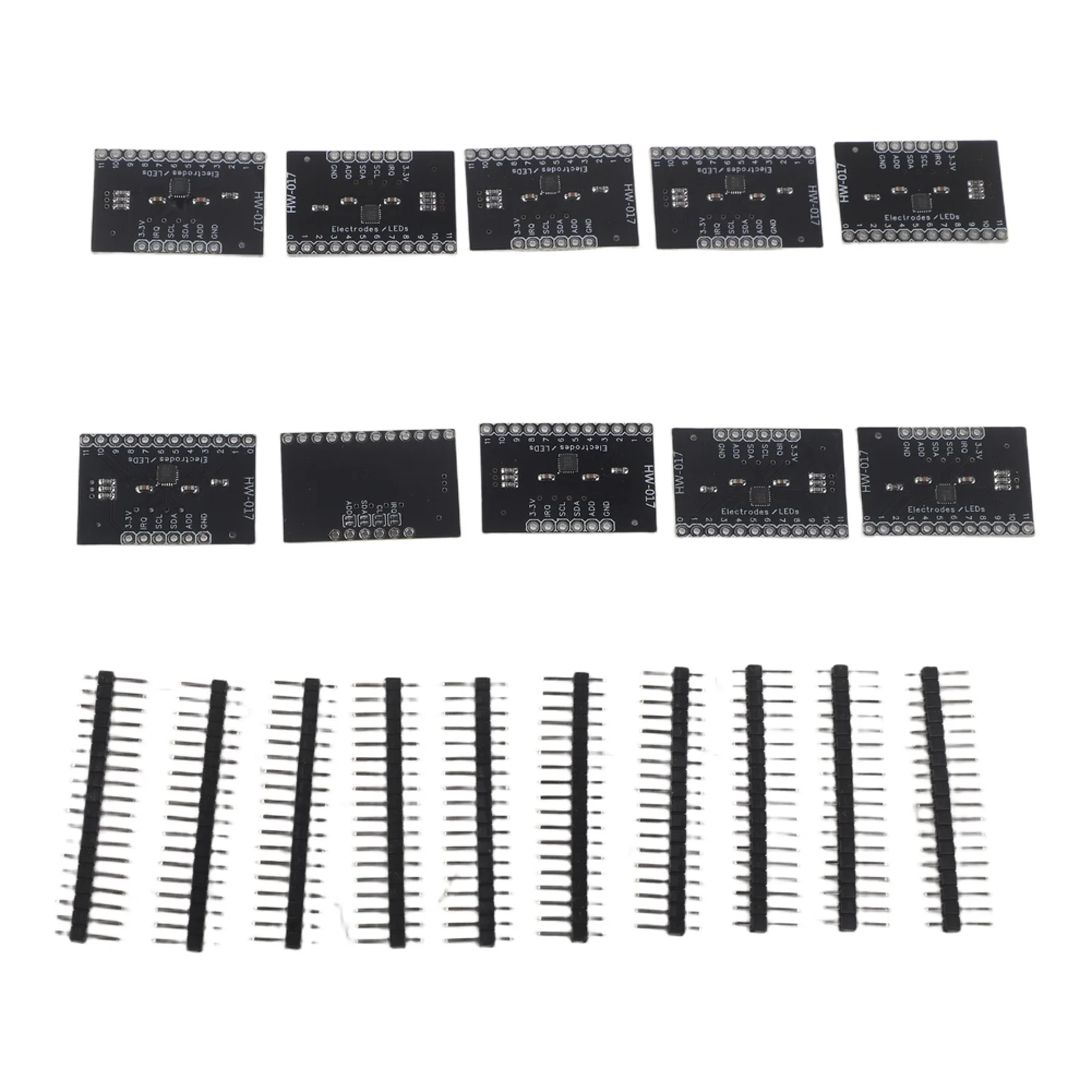 10pcs MPR121 Capacitive Touch Sensor Module 12 Electrode I2C Interface For Keyboard Development Board DIY Electronics Project