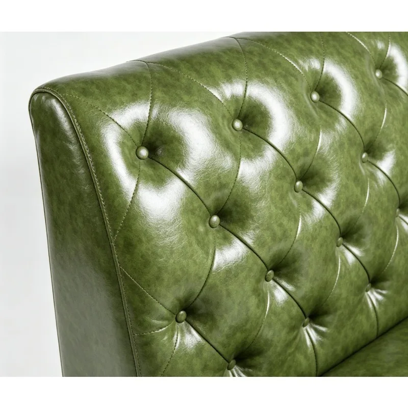 Leather Restaurant Booth Seating Sofa-Modern Durable Design for Hotel Cafe Living Room Dining