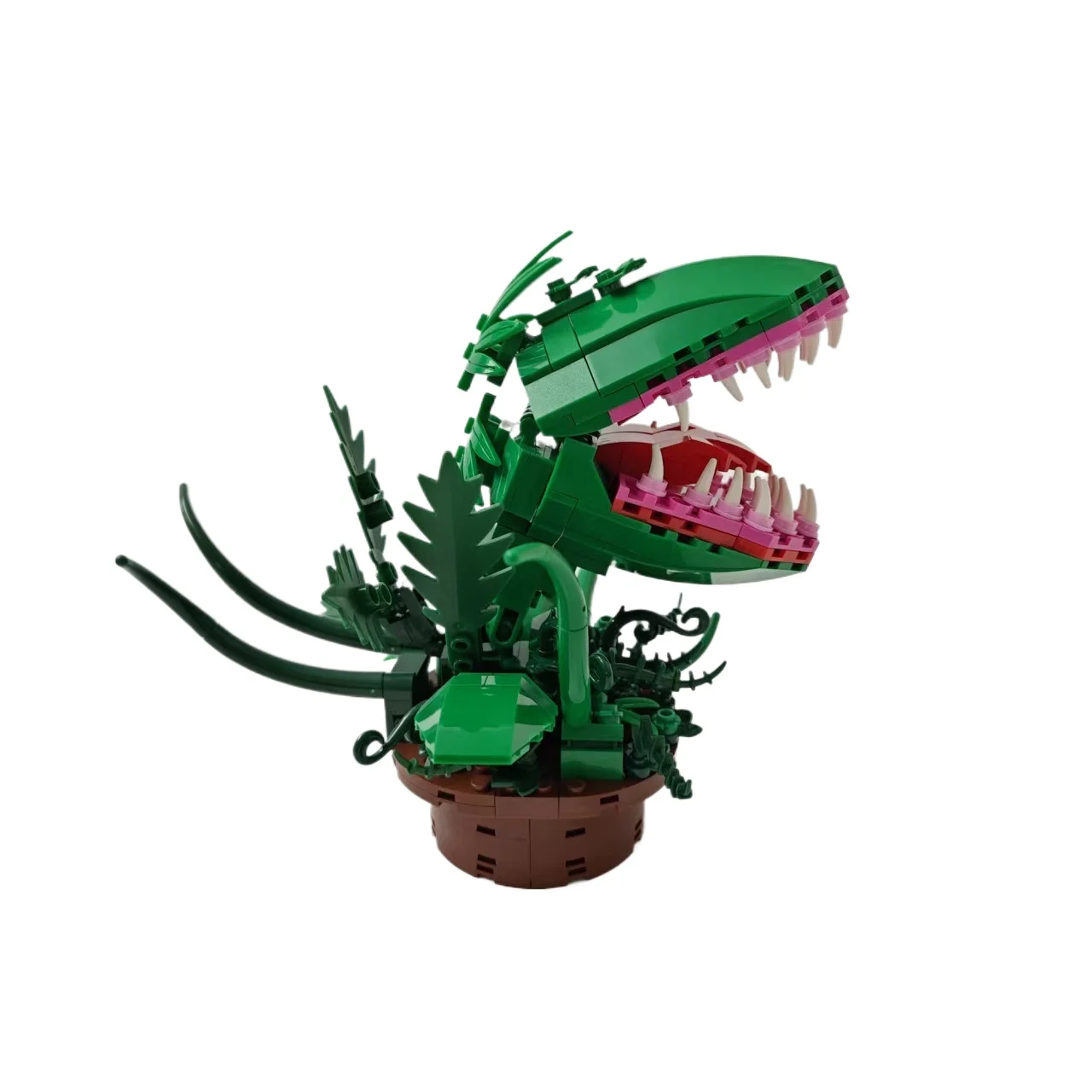 342 個クリエイティブ恐ろしいピラニア植物の花ビルディングブロック MOC 組み立てるレンガのおもちゃギフト子供大人のため