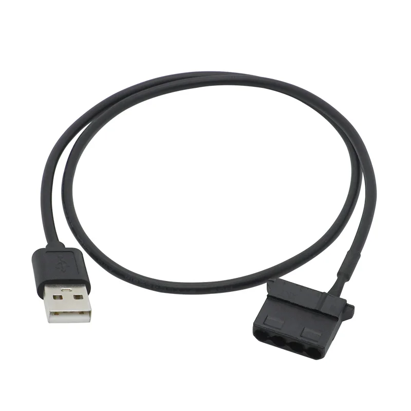 

4Pin Female to 5V USB Male USB Adapter Cable USB to 4 Pin Molex Fan Power Cable Computer Case Adapter Cord