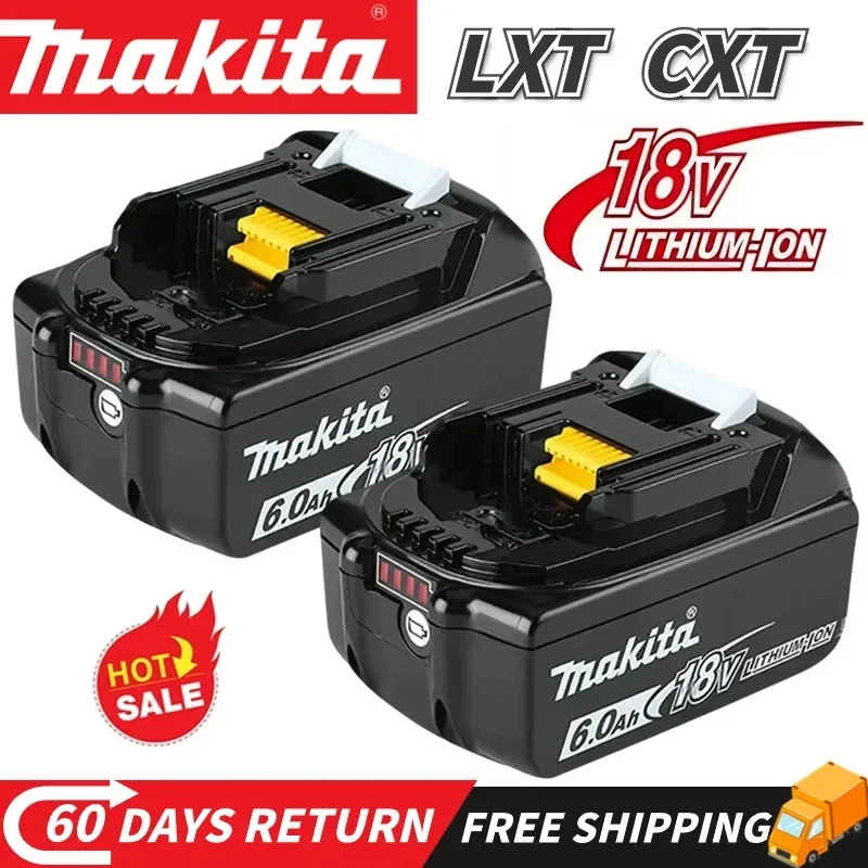 

100% Genuine/Original Makita 18v battery bl1850b BL1850 bl1860 bl 1860 bl1830 bl1815 bl1840 LXT400 6.0Ah for makita tools drill