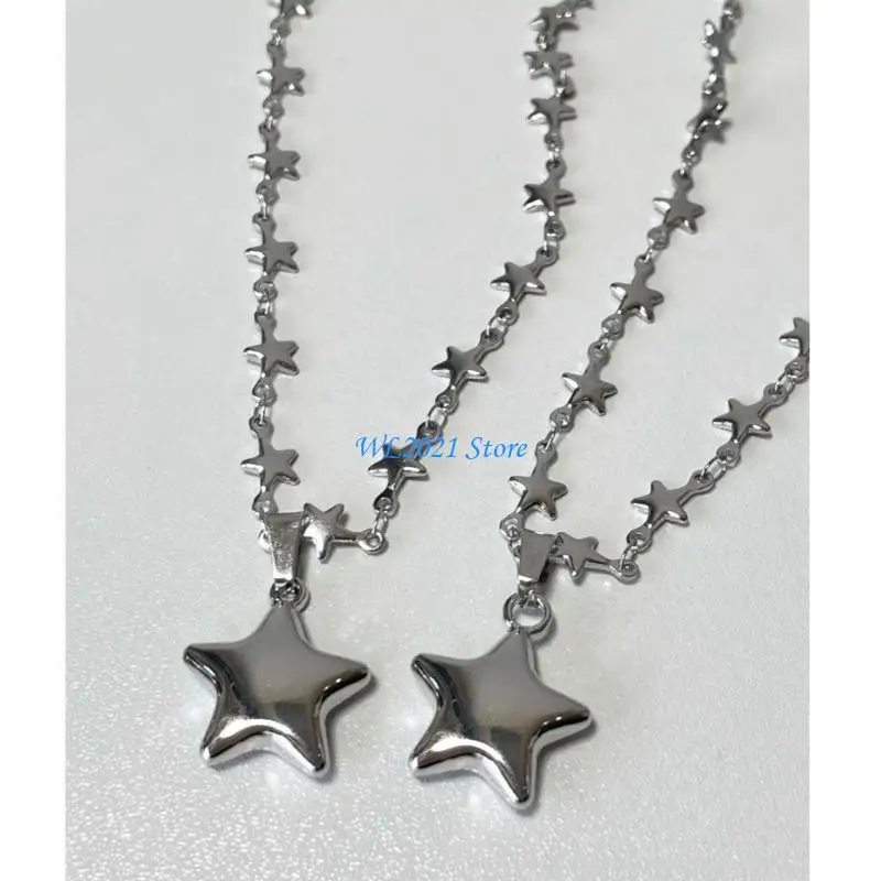 G5GC Houndes House Star Necklace Necklace Netclace Female Enterment Carlearbone Chain Korean
