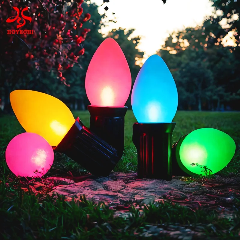 

Giant Outdoor LED Christmas Lights with IP65 Rating for Lawn and Garden Decorations Christmas LED Bulbs