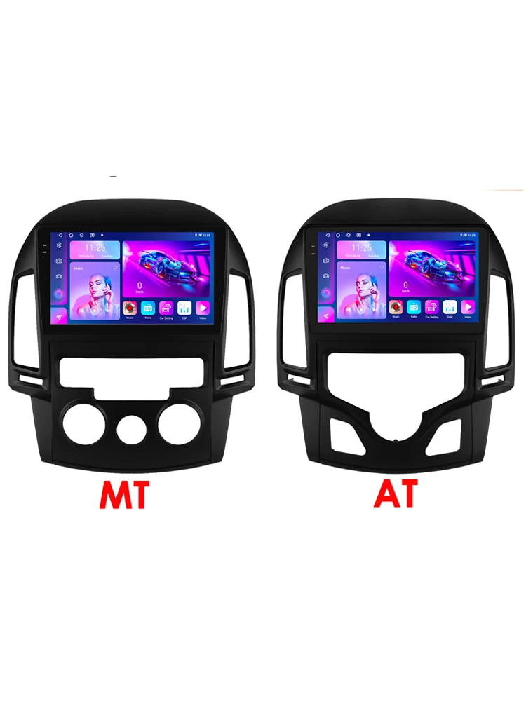 2Din Carplay Android Autoradio Voor Hyundai I30 i30 AT MT 2006-2011 Auto Multimedia Speler Navi GPS Autoradio 4G-LET RDS 6115 - afbeelding 2