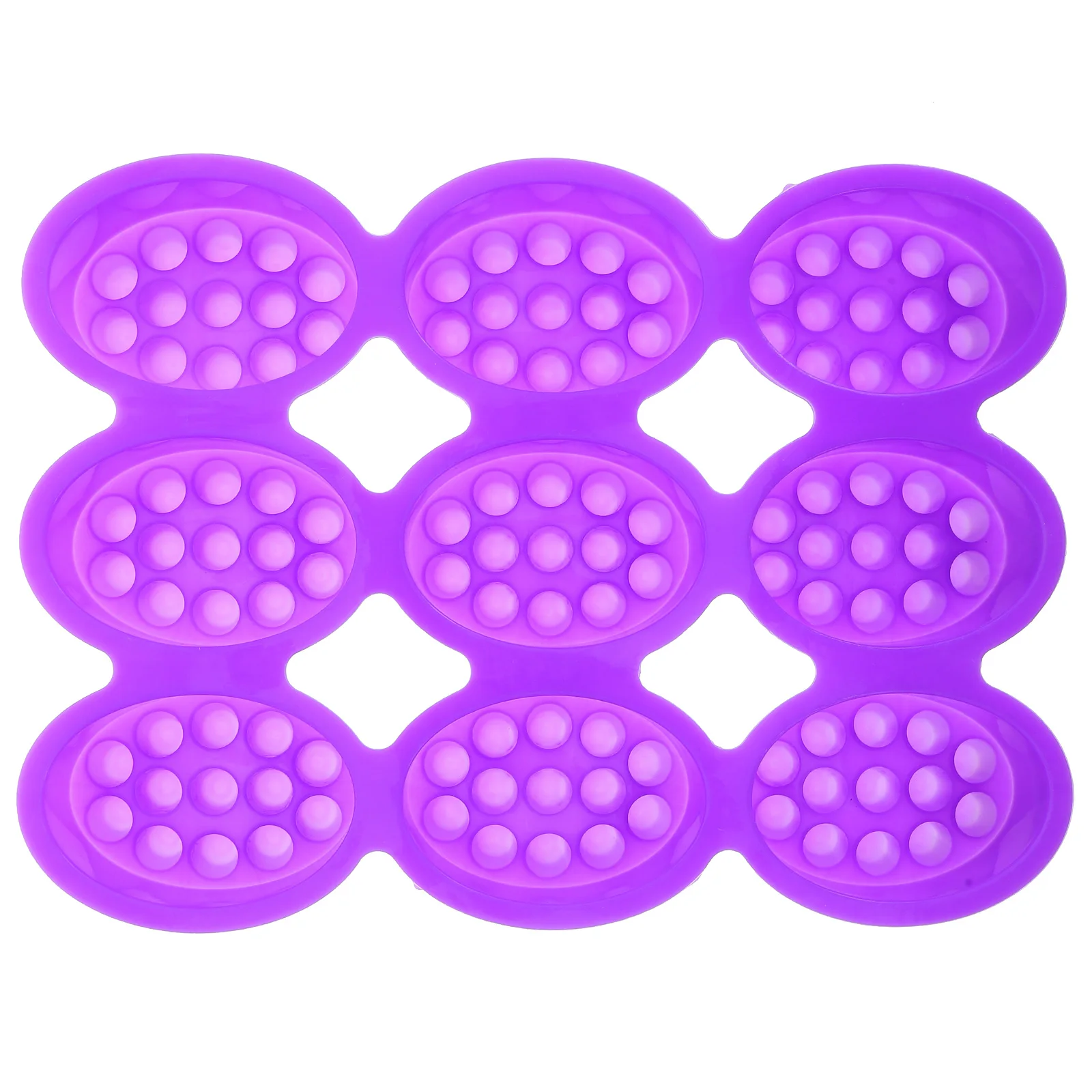 

1pcs 9-Hole Massage Mold Silicone Non-Stick Flexible For Diy Soap Making Resin Plaster Crafts Soap Molds Silicone Shapes