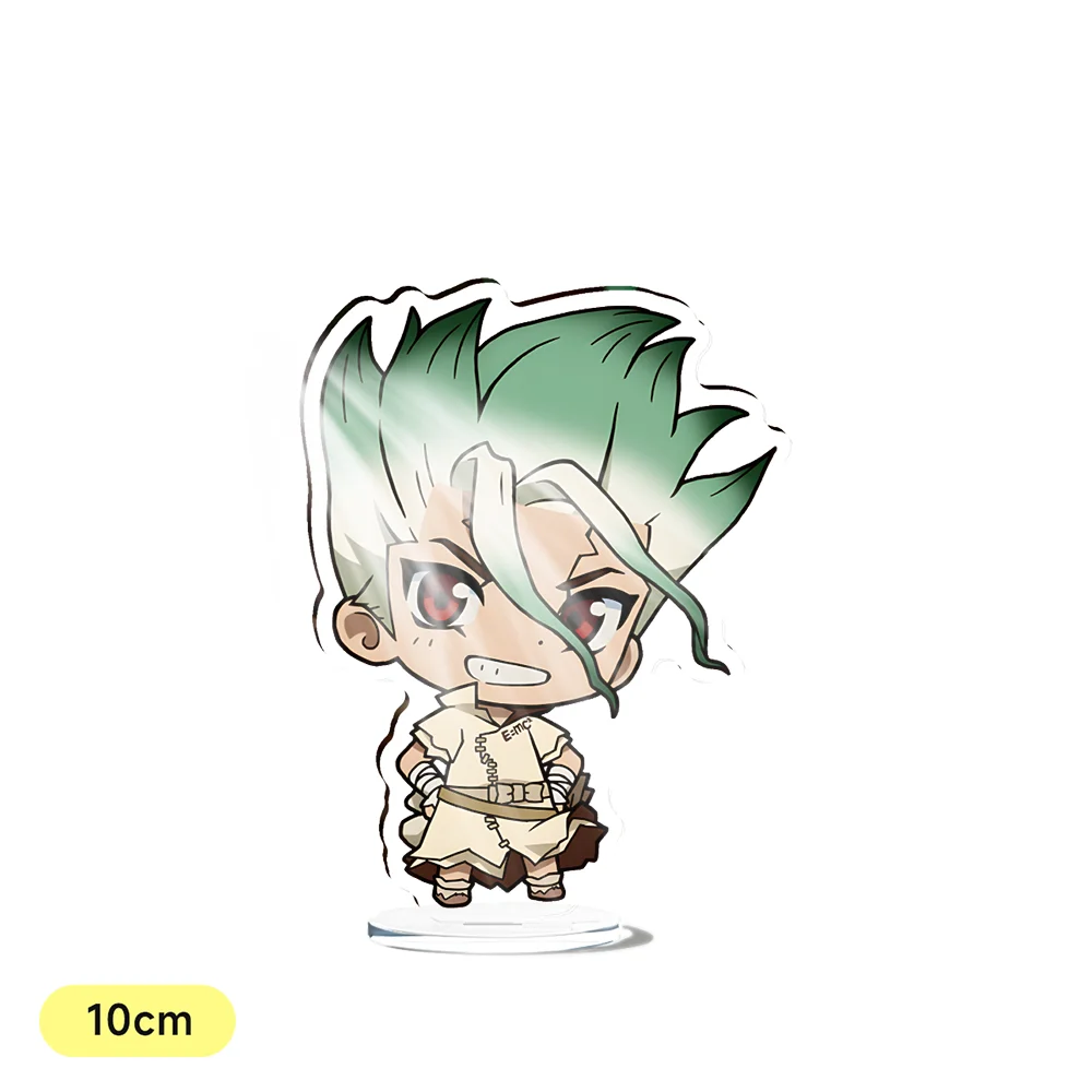 Anime Dr. STONE Acrylic Cosplay Moz Senku Ishigami Chrome Gen Asagiri Ukyo Saionji Cute Stand Model Plate Desk Decor Gifts