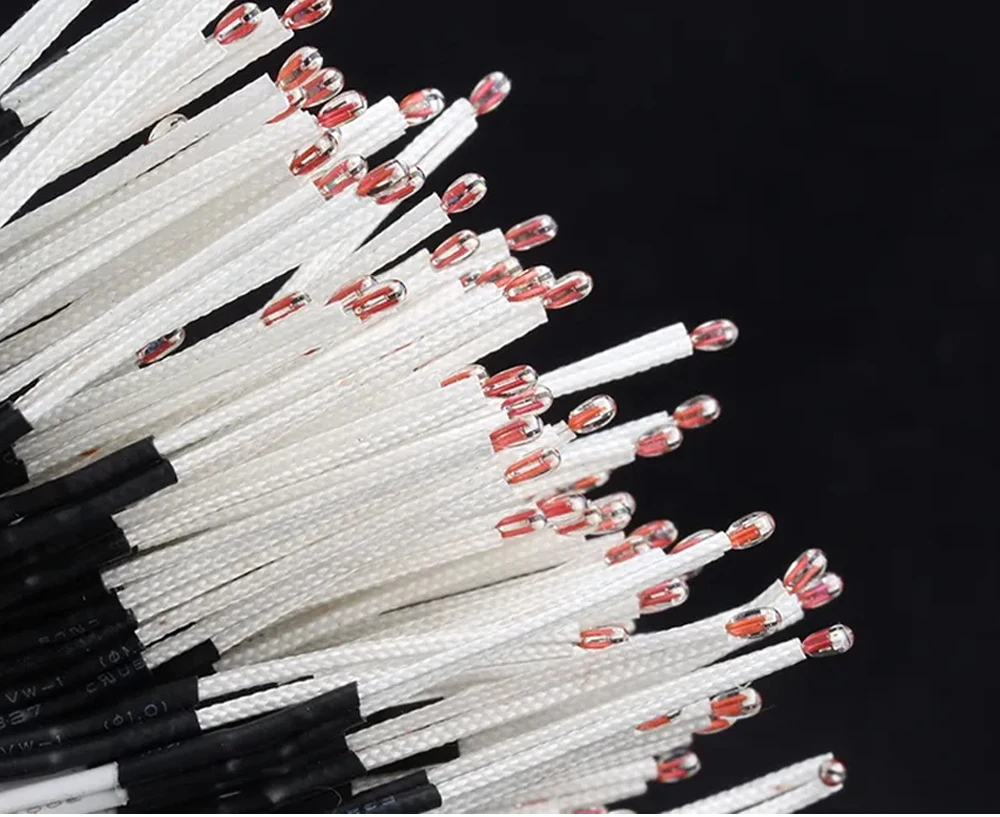 C Trianglelab ® Glaskopf 100K 3950 1M & 2M 100k Ohm B3950 Thermistor 280 ℃ für Ender 3 CR10 Ender 5 Rapido Hotend – Detail 38