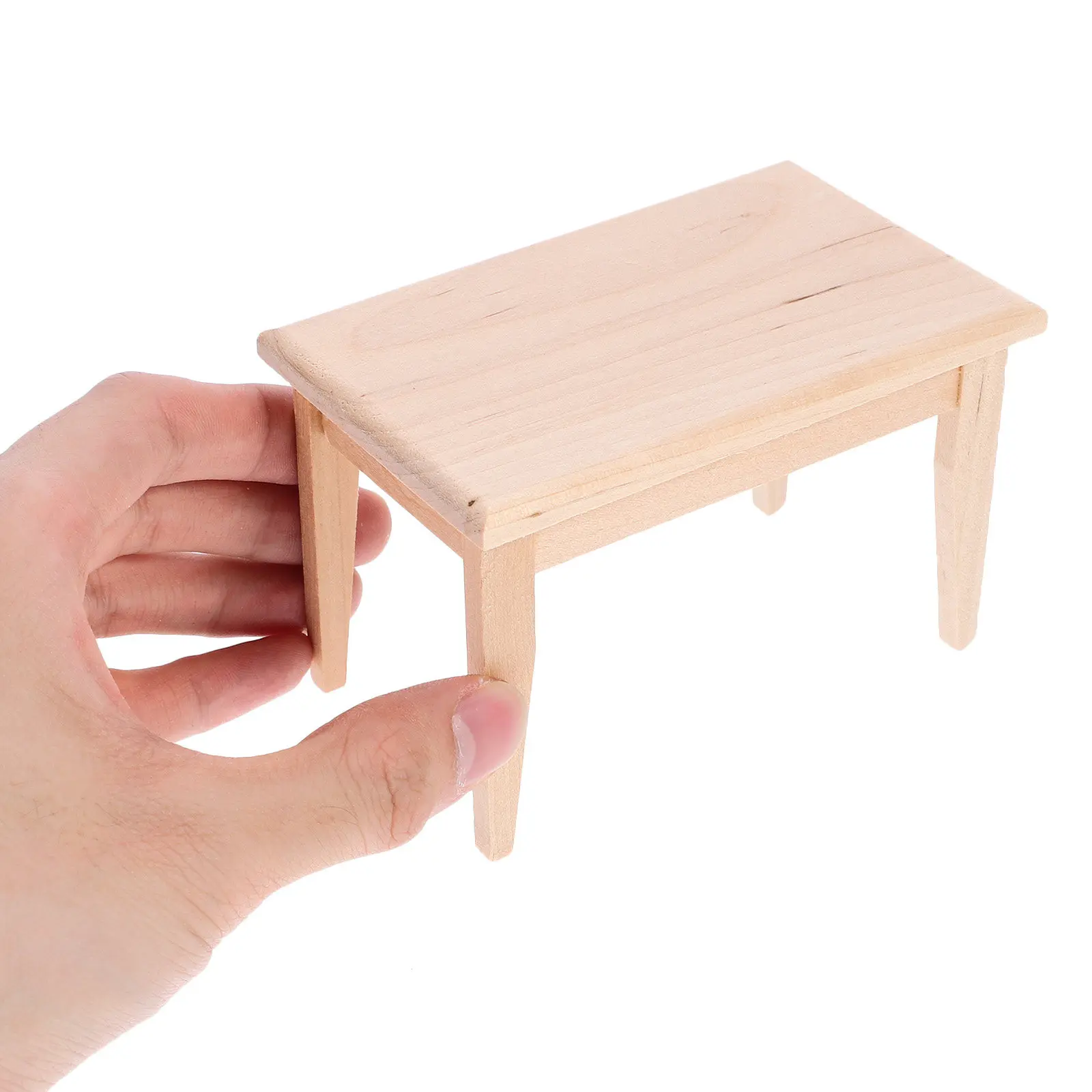 

Набор миниатюрной мебели для кукольного домика: маленькое деревянное сиденье, прочное, без запаха, в ретро-стиле, украшение для рабочего стола, аксессуары для микромира