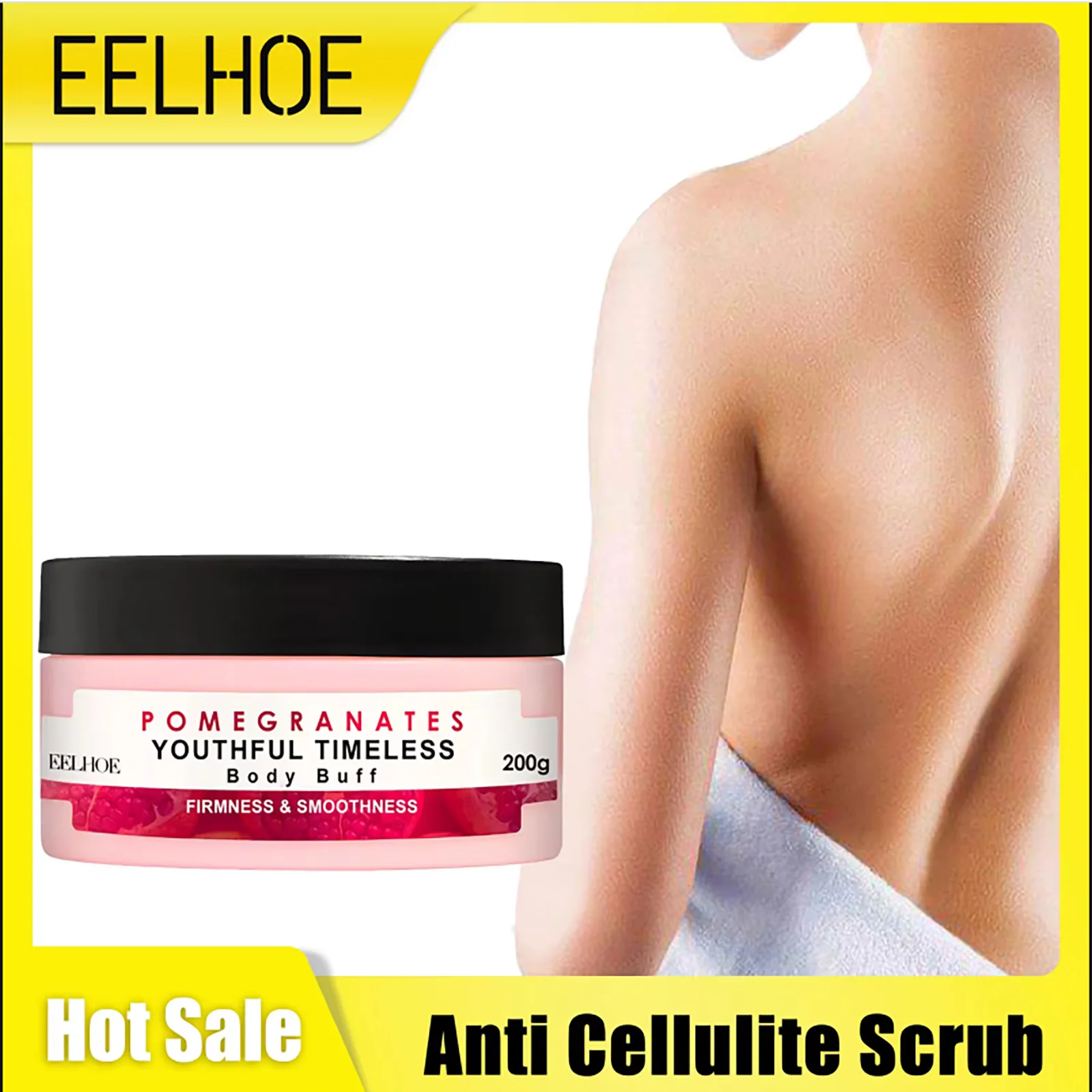 Crema exfoliante corporal para eliminar la celulitis, Lifting, reafirmante, moldeador, antimanchas de acné, Limpieza Profunda, blanqueador, exfoliante, cuidado de la piel