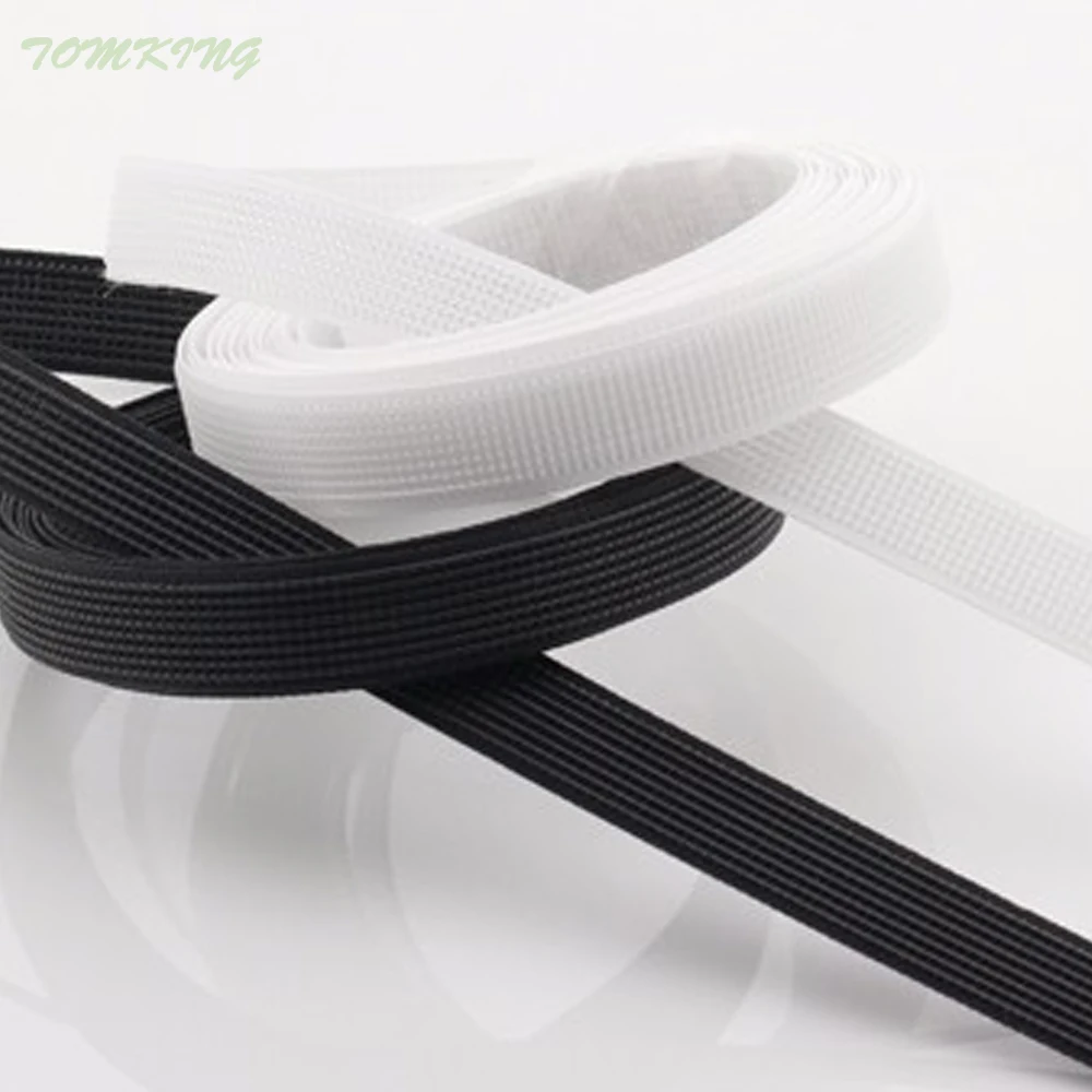 

High quality 5yd/lot white black 6mm 8mm 10mm fishbone accessories for wedding dress underwear toys support fasten fix DIY