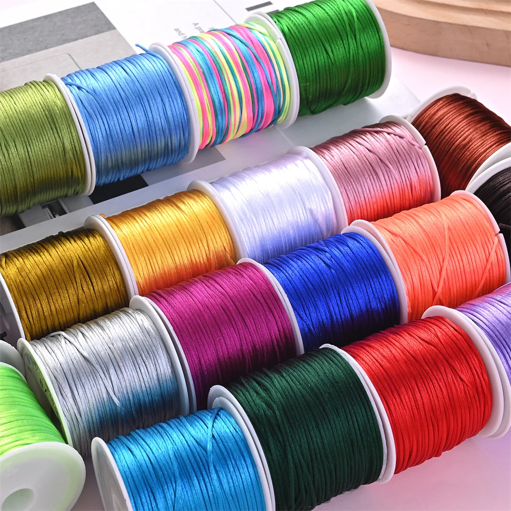 1,5 mm 20 m / rol kleurrijk ny - Knotting Cord Silk recensie en prijs