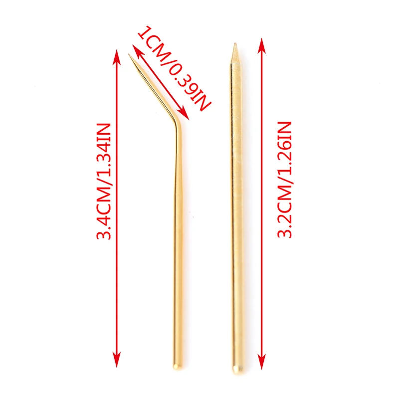 10 stücke 2nd Generation Fibroblasten Gebogen Kupfer Nadeln Plamere Plasma Stift Schönheit Maschine Spot Maulwurf Falten Entfernung Plasma Facelift