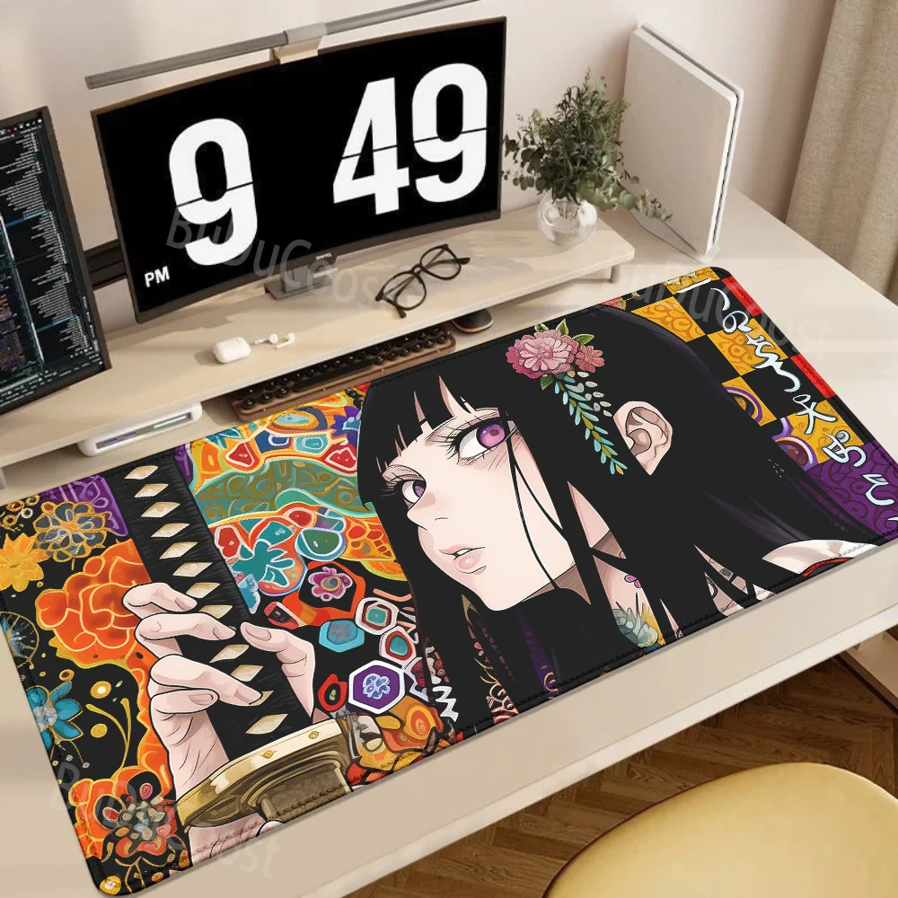 

Kimono Girl Mouse Pad Multi-Size nonslip Gaming Mousepad Gamer Game Mechanical Keyboard XXL offices accessories teclado Desk Mat