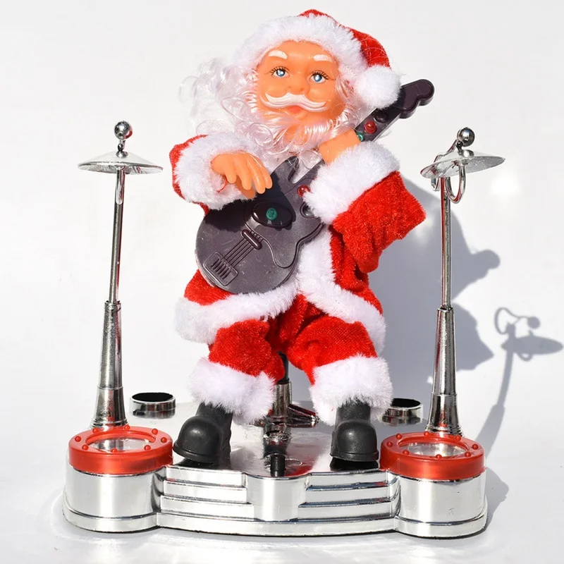 

Santa Claus Musical Instrument Electric Santa Claus Toy Christmas Decorations Party Decorations New Year Gifts