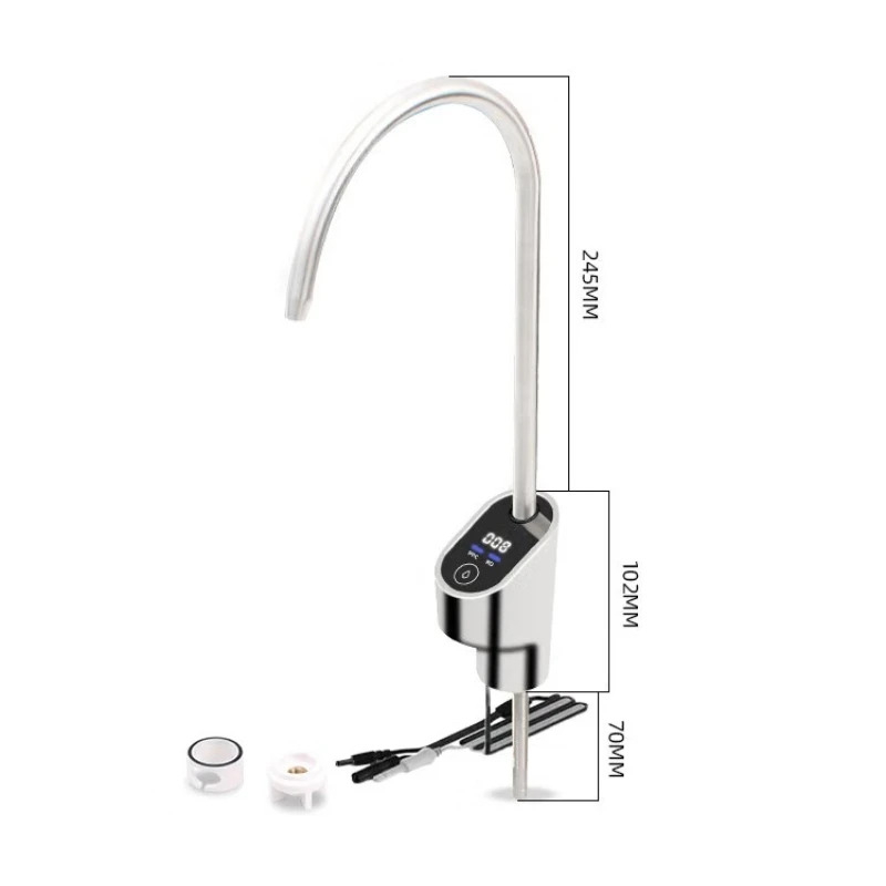 Water purifier 304 stainless steel household TDS value display intelligent Faucet 1/4" 3/8" 24V Touch Screen water faucet
