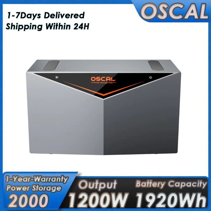 Sistema de Almacenamiento de Energía OSCAL Power Storage 2000, Capacidad de Batería de 1920 Wh, Potencia de Salida de… — oferta en AliExpress