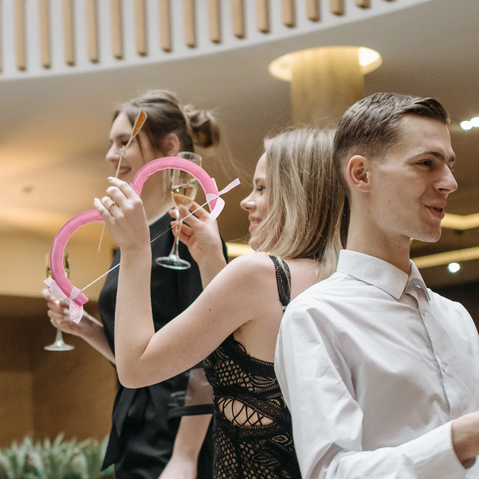 

1Set Mini Cupid Costume Bow Arrow Prop Kit Valentines Day Halloween Cupid Cosplay Accessories Costume Supplies