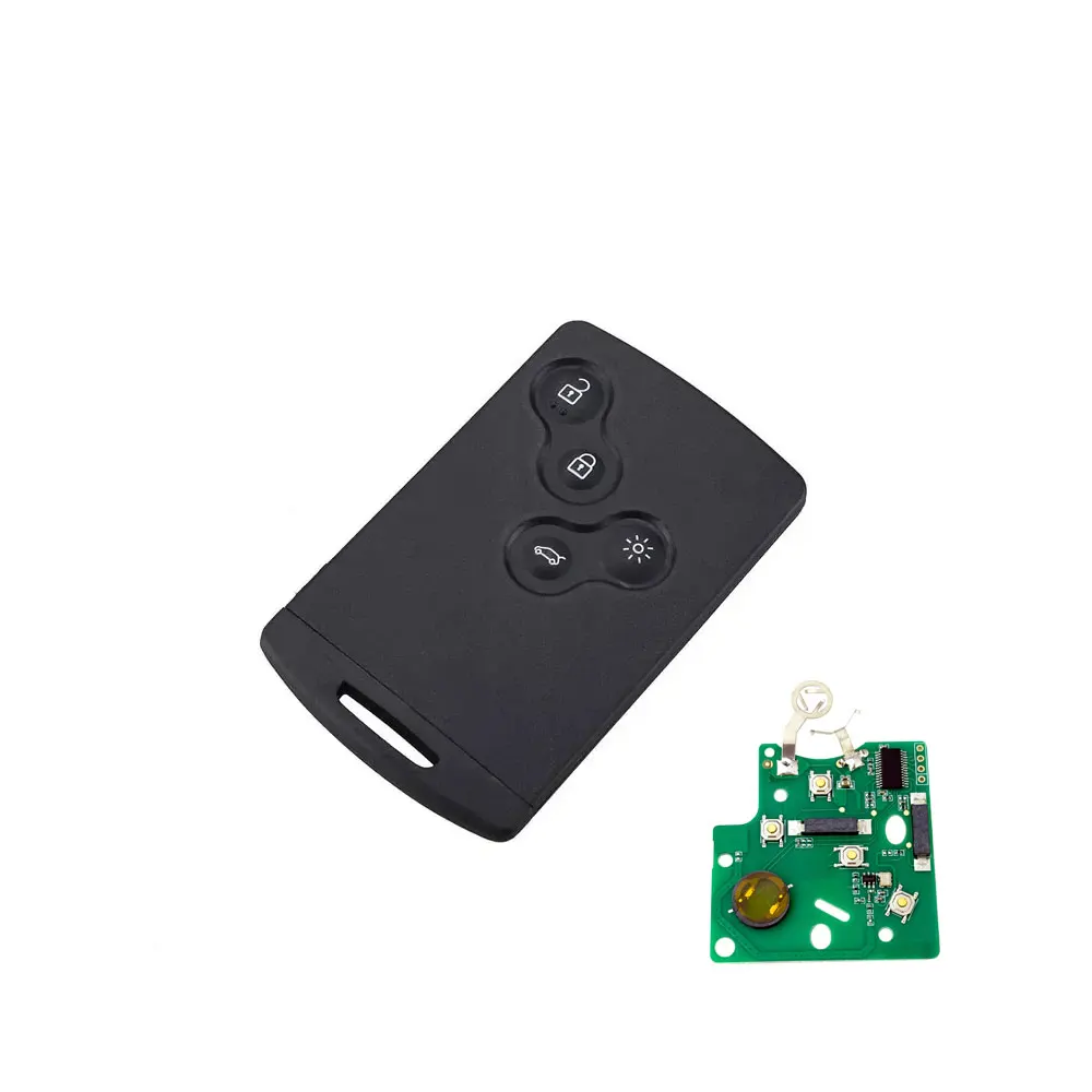 Kgreat 5pcs/lot Keyless Card Smart Key 4 Button Remote Key 433mhz PCF7952 Chip 7952 Chip for Renault Megane 3 Megane III