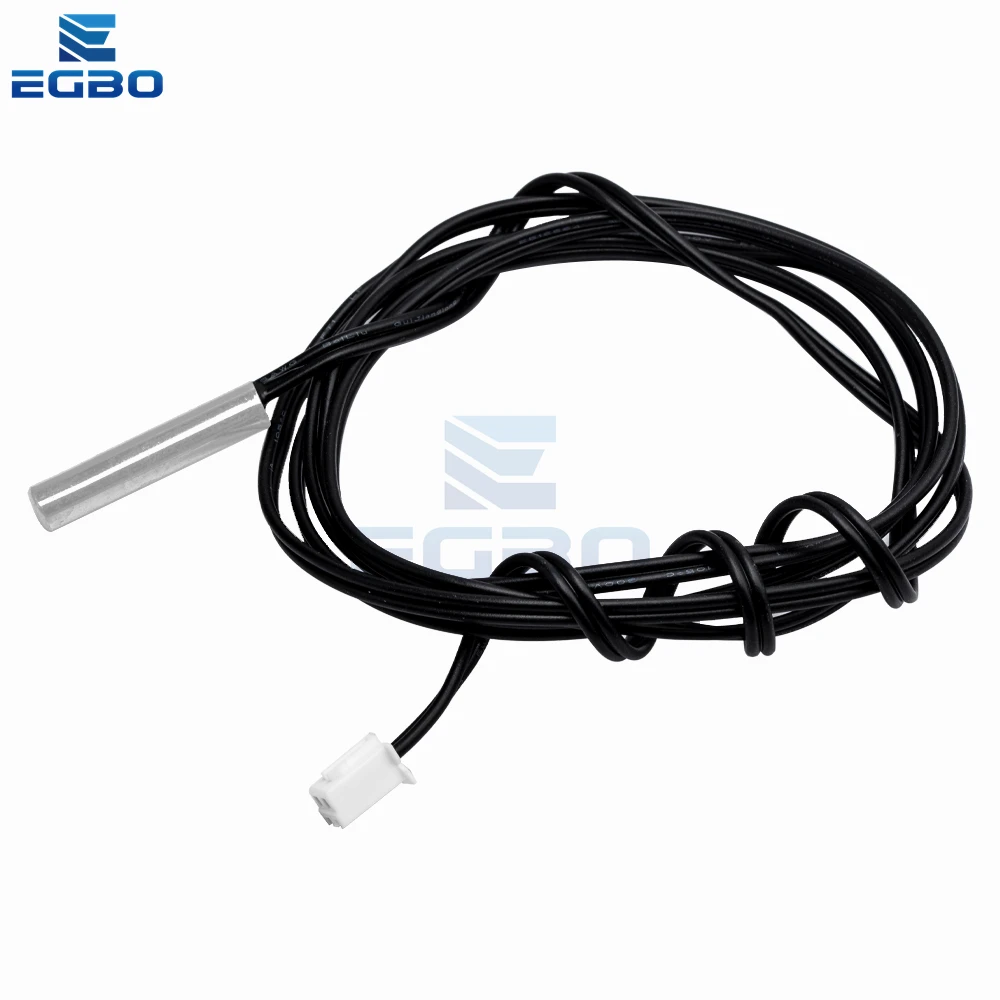 1 ~ 10 Uds 50CM 100CM 200CM 300CM 0,5 M 1M 2M 3M Sensor de temperatura termistor NTC cable de sonda impermeable 10K 1% 3950 W1209 W1401