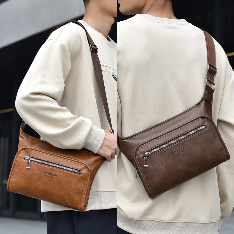 

Многофункциональный уличный рюкзак, мужская нагрудная сумка, водонепроницаемая мужская сумка через плечо на молнии большой вместимости