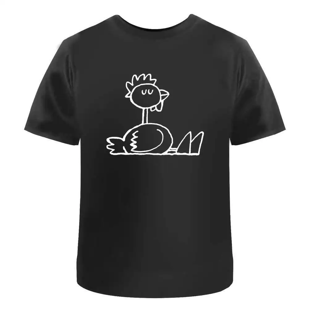 

Sitting Hen' Cotton T-Shirts Tees Y2K tops Unisex Summer Short Sleeve